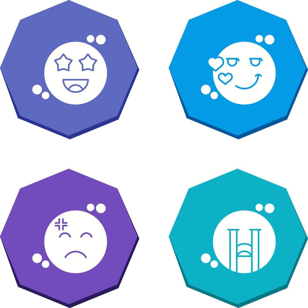 Starstruck and Flirty Icon vector