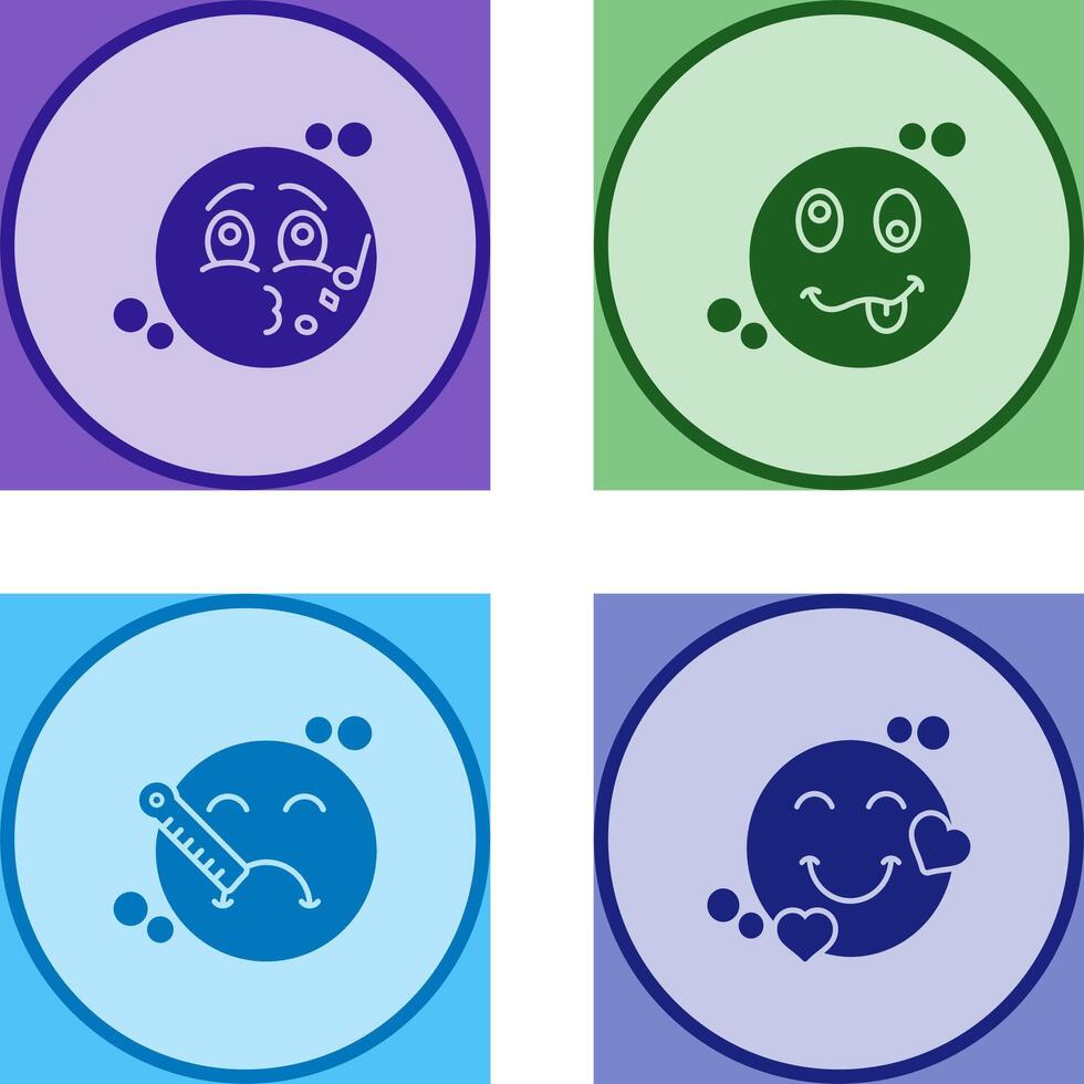Music and Silly Icon vector