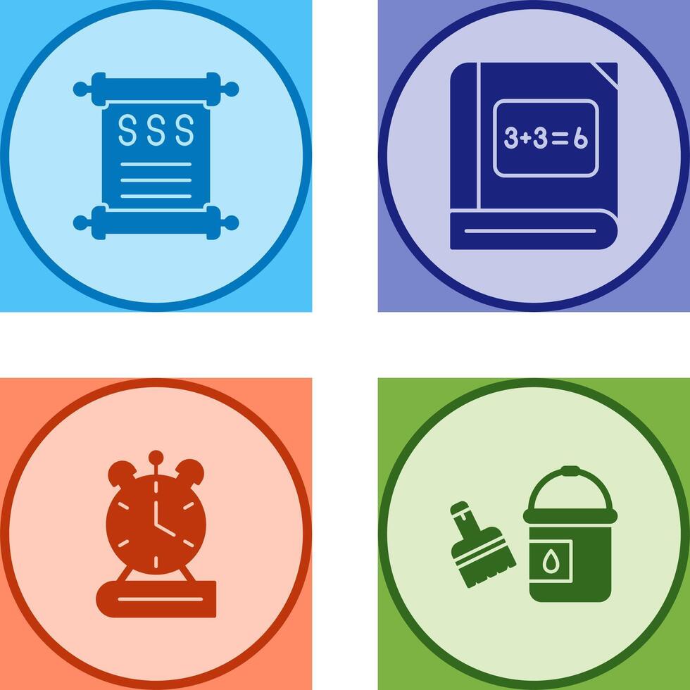 History and Math Icon vector