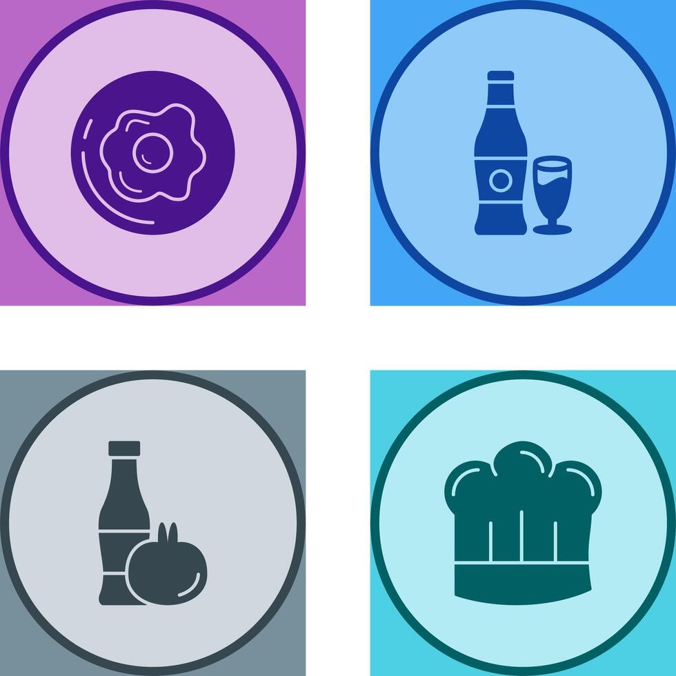 Breakfast and Bear Icon vector