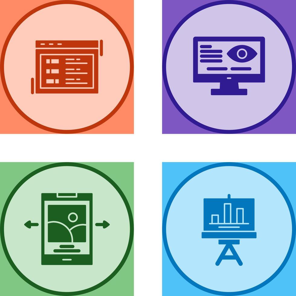Switch and Vision Icon vector