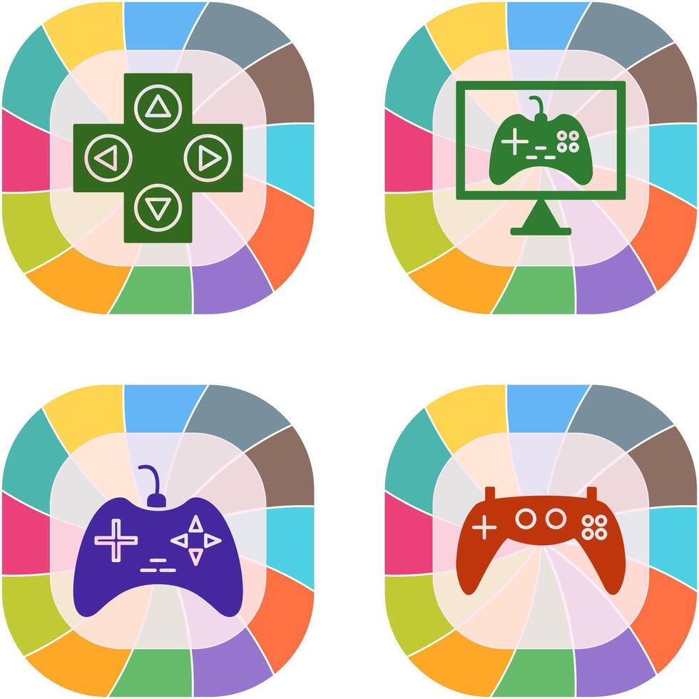 Gaming Control and Online Games Icon vector