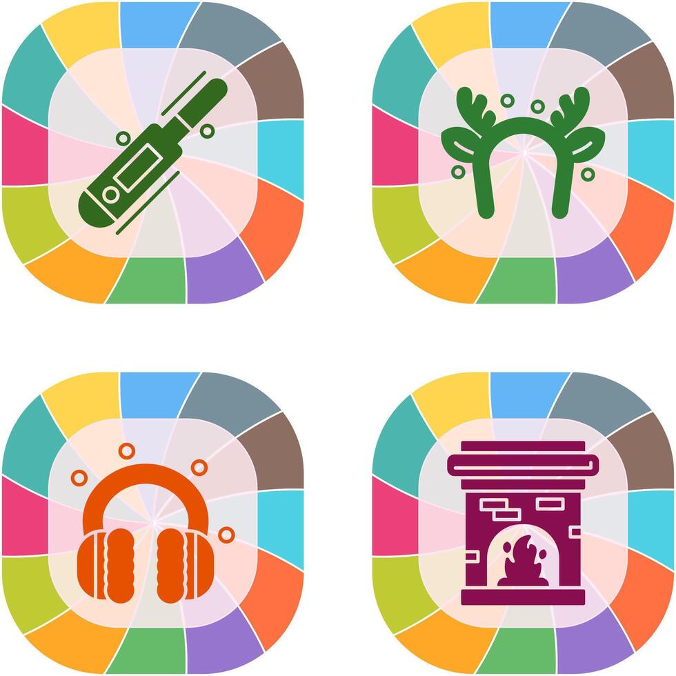Thermometer and Headband Icon vector