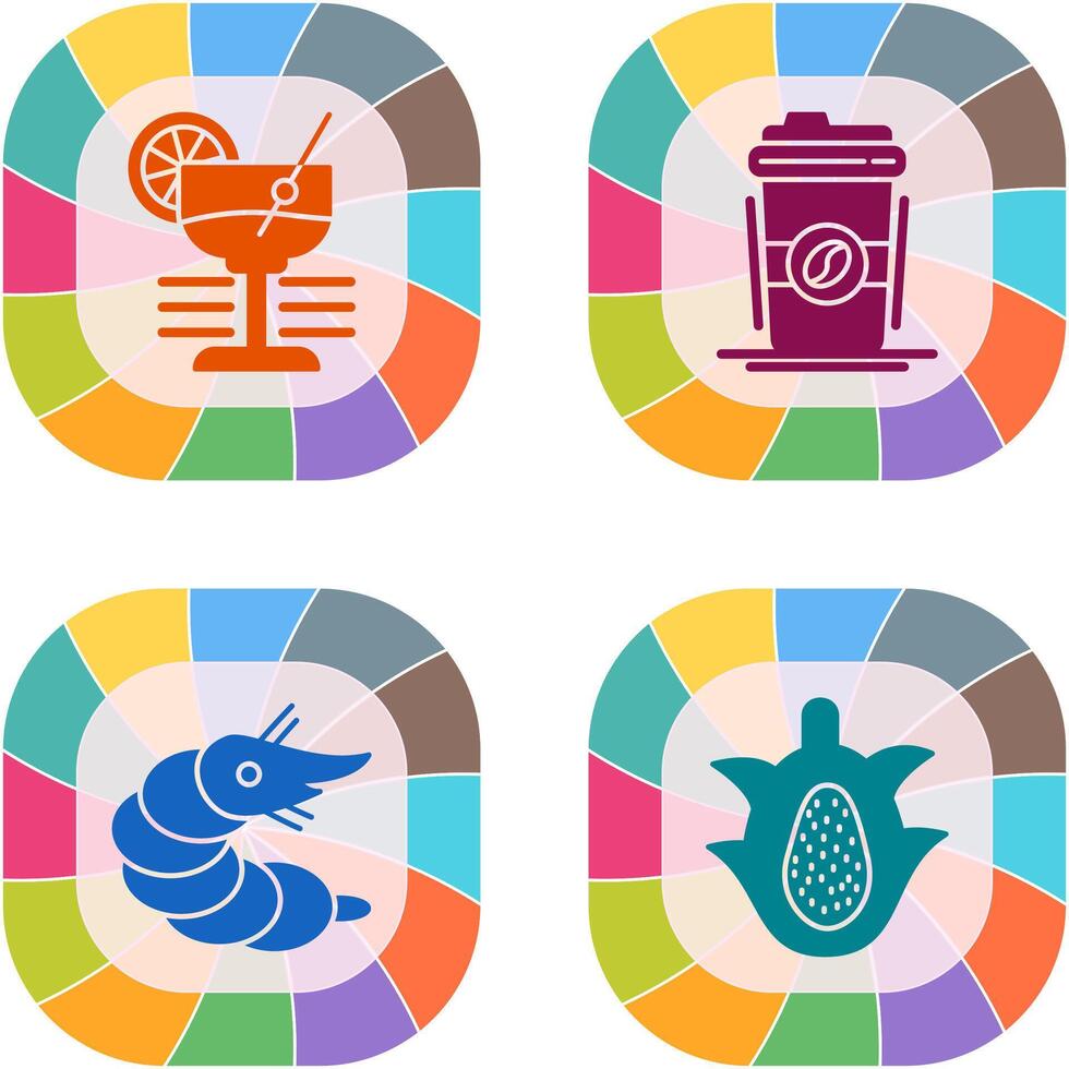 Martini and Coffee Cup Icon vector