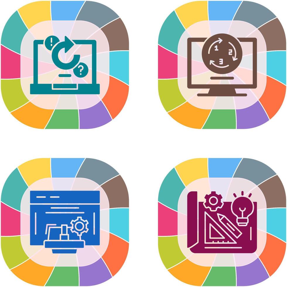 Incubator and Inovation Icon vector