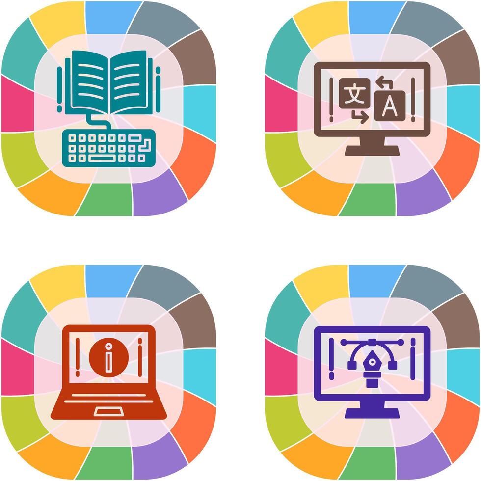 Study and Language Icon vector