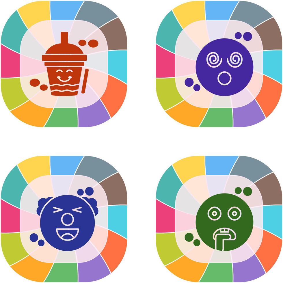 Drink and Dizzy Icon vector