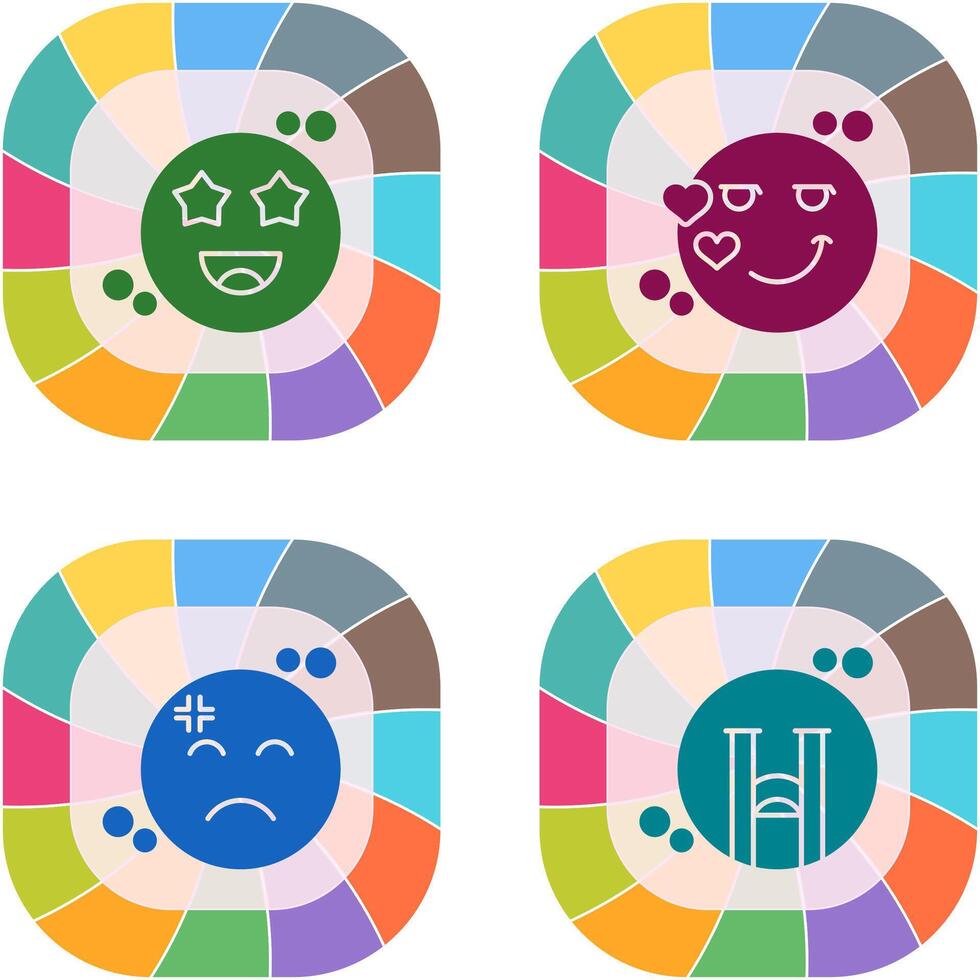 Starstruck and Flirty Icon vector