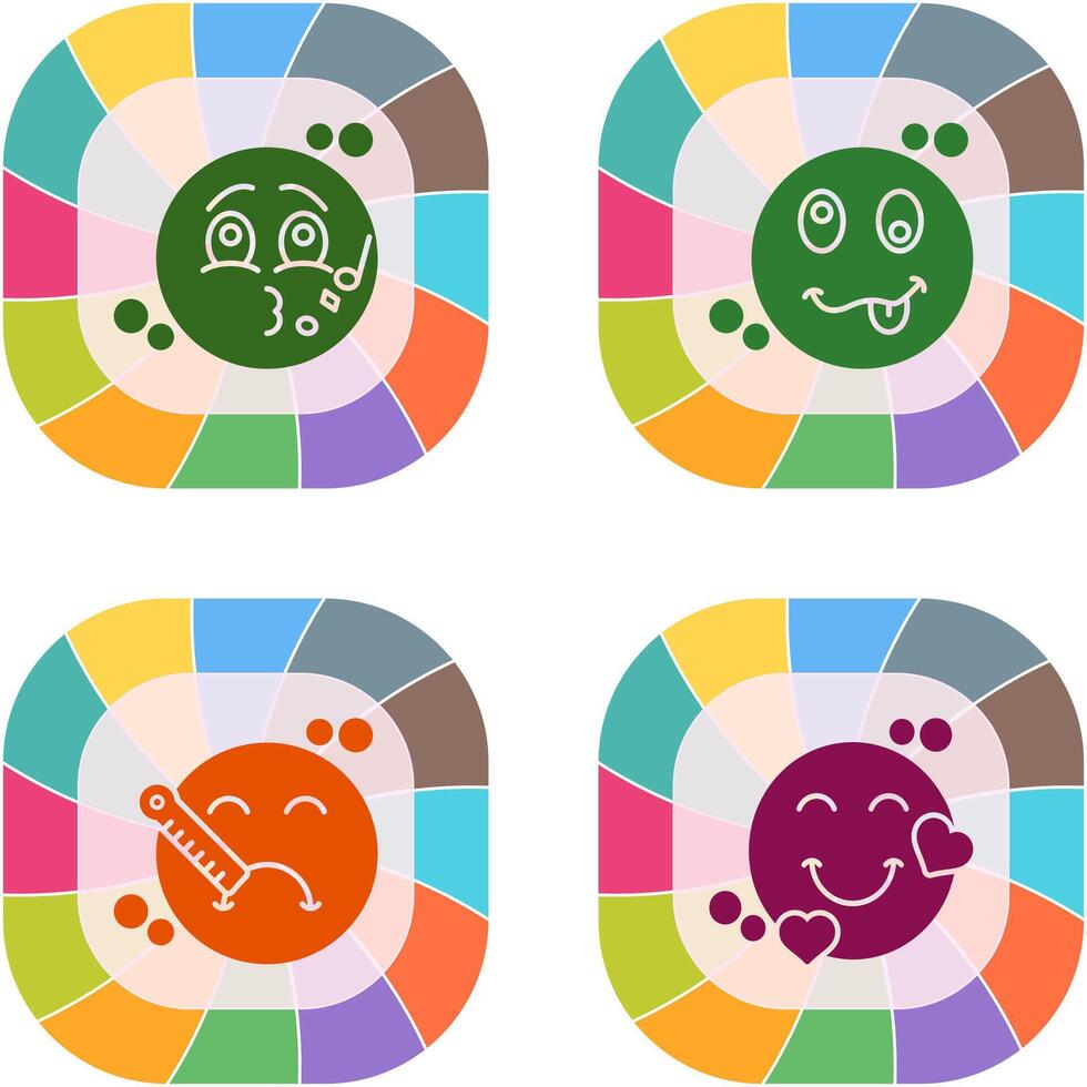 Music and Silly Icon vector