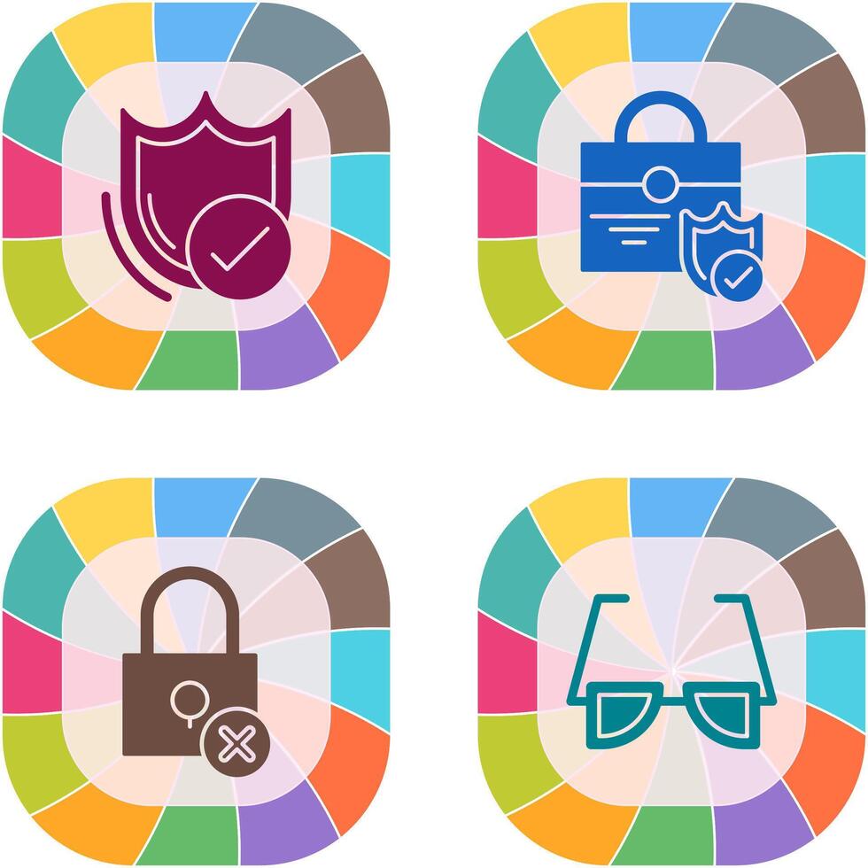 Shield and care Icon vector