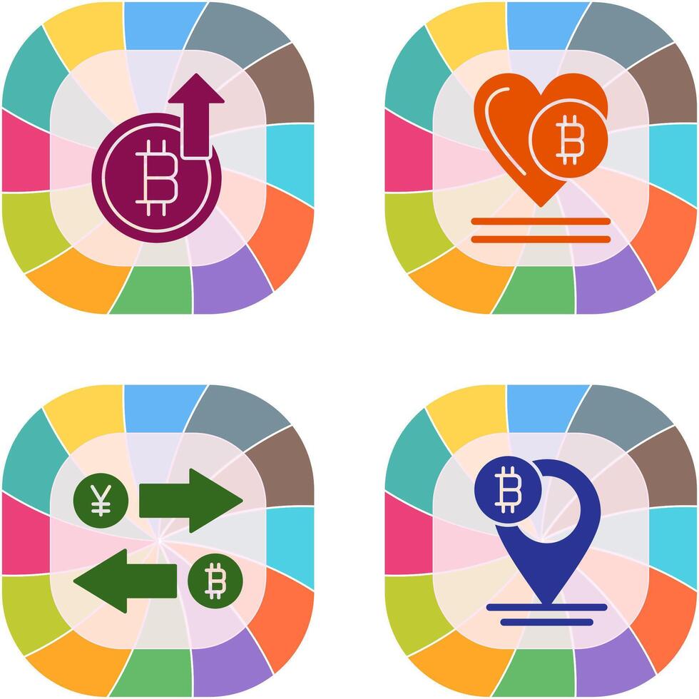 Profit and Heart Icon vector