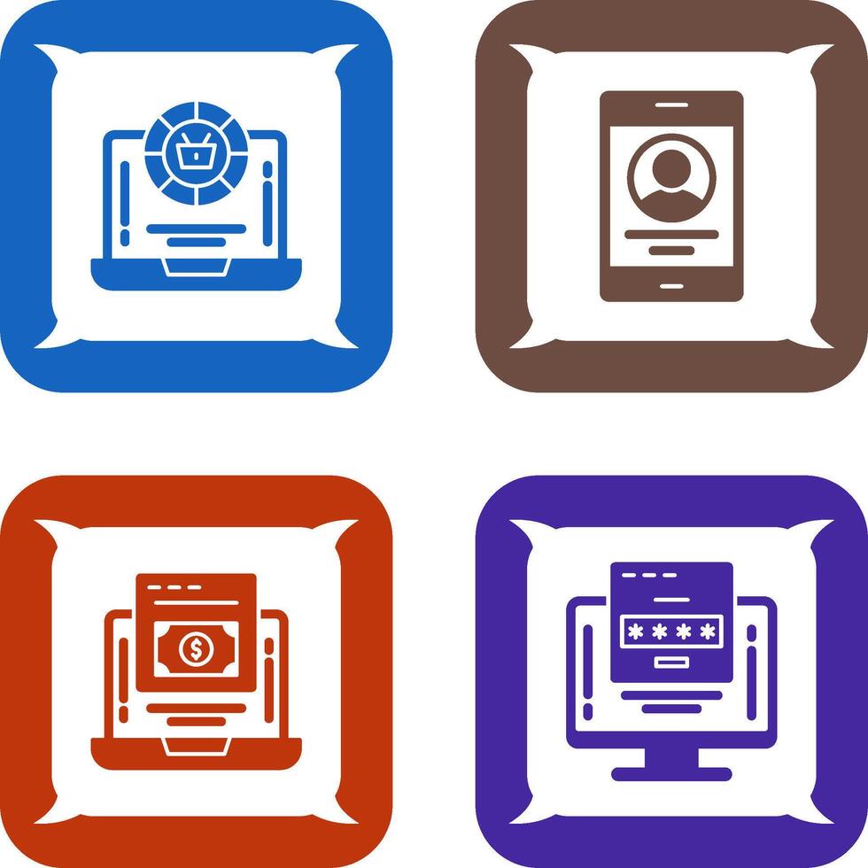 Token and Profit Icon vector