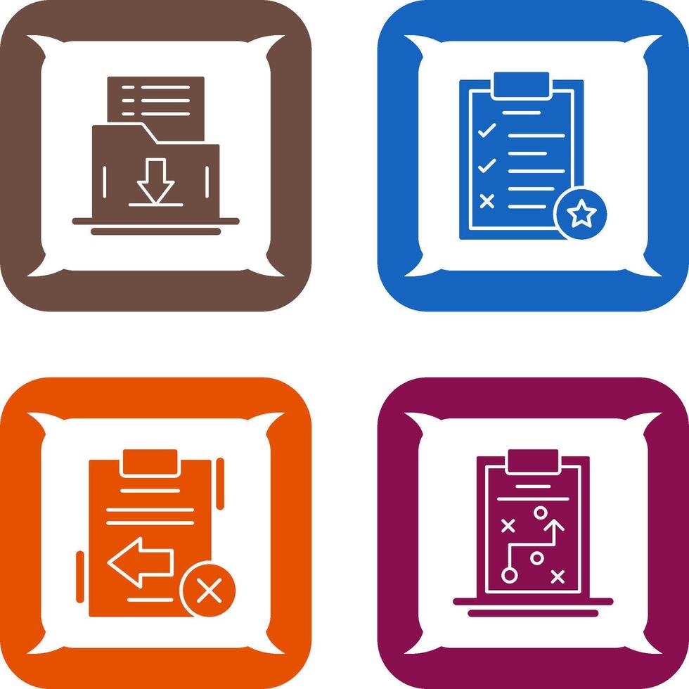 Save List and Task List Icon vector