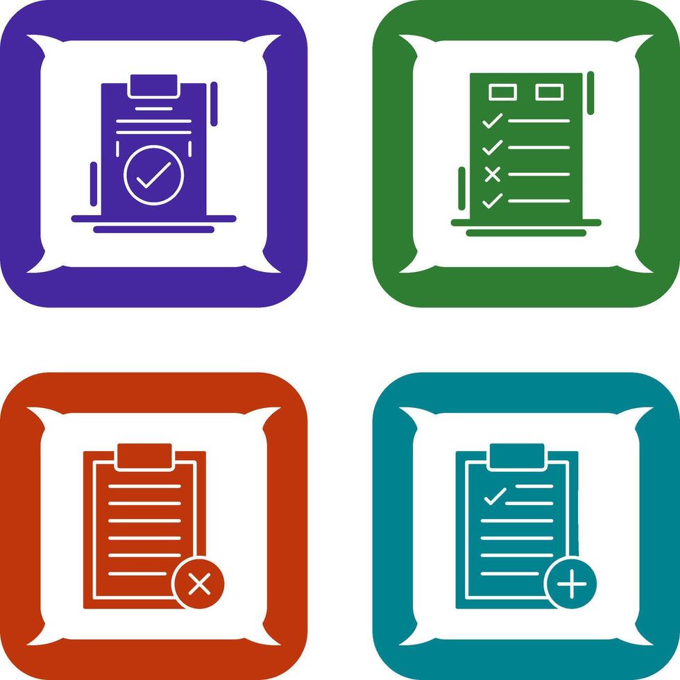 Today to Done Check List and Checkmark Icon vector