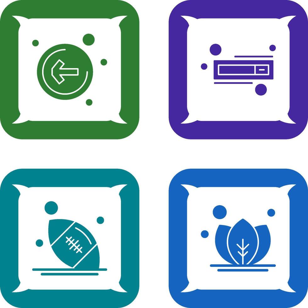 Left Arrow and Switch Icon vector
