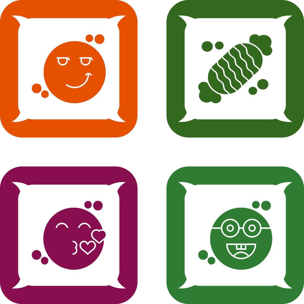 Smirk and Candy Icon vector