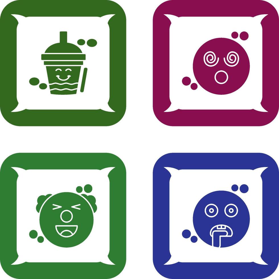 Drink and Dizzy Icon vector