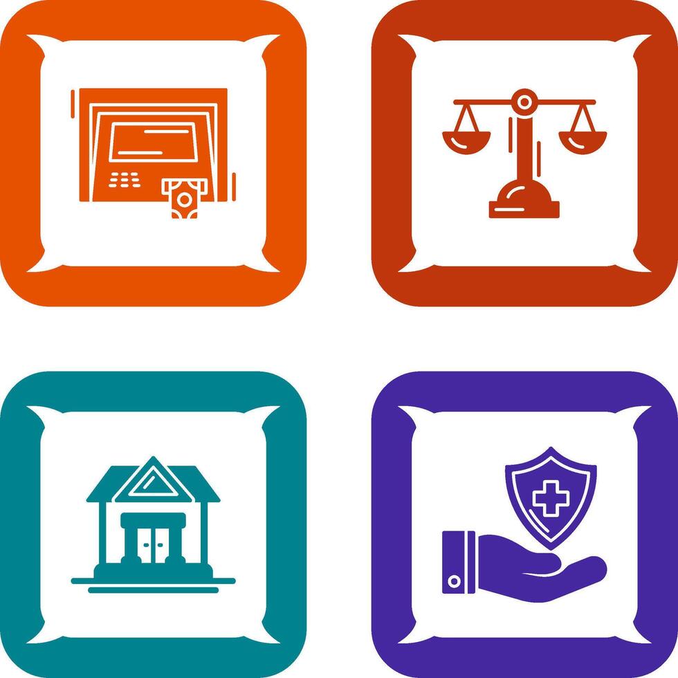 ATM and Balance Icon vector