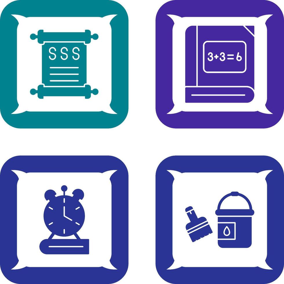 History and Math Icon vector