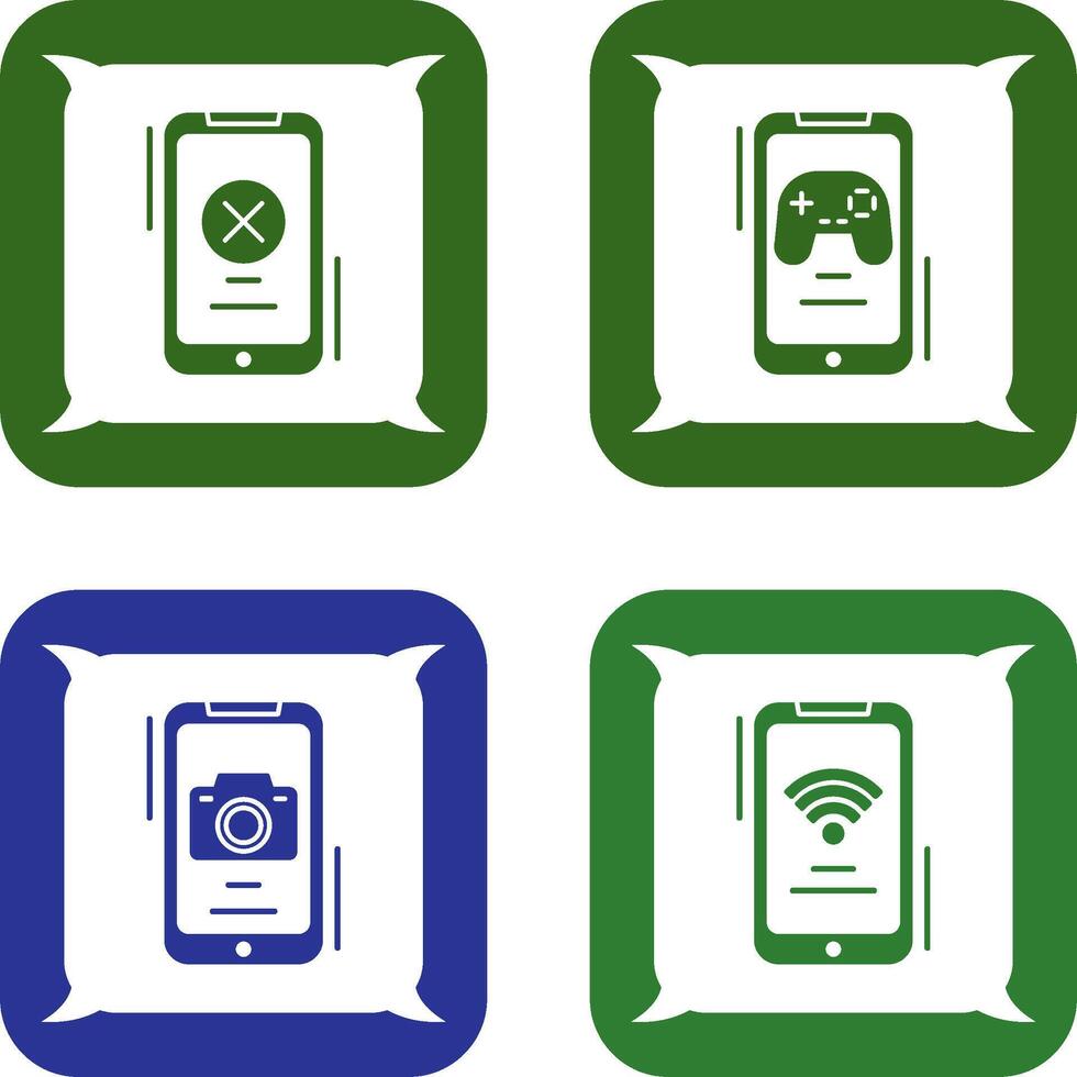 Block and Game Icon vector