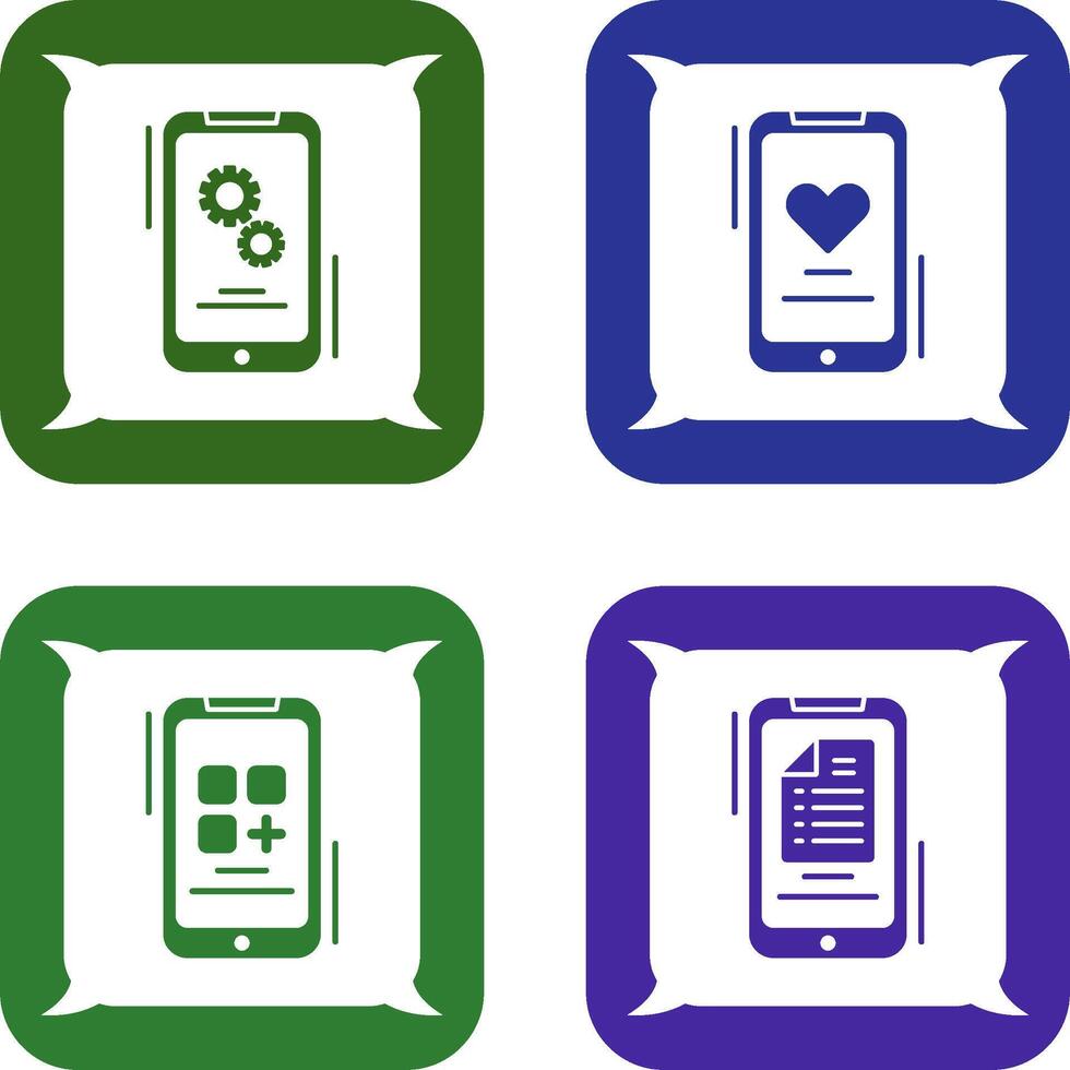Setting and Favourite Icon vector