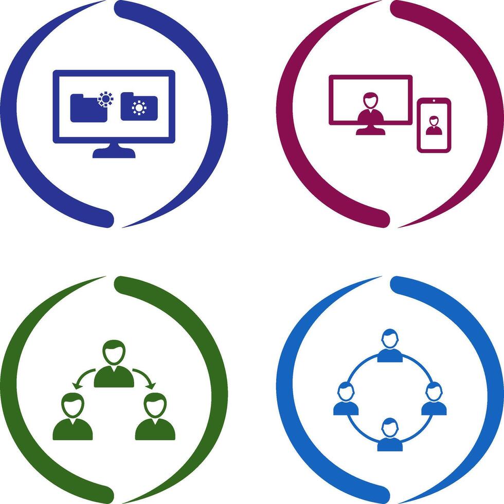 call and corrupted data Icon vector