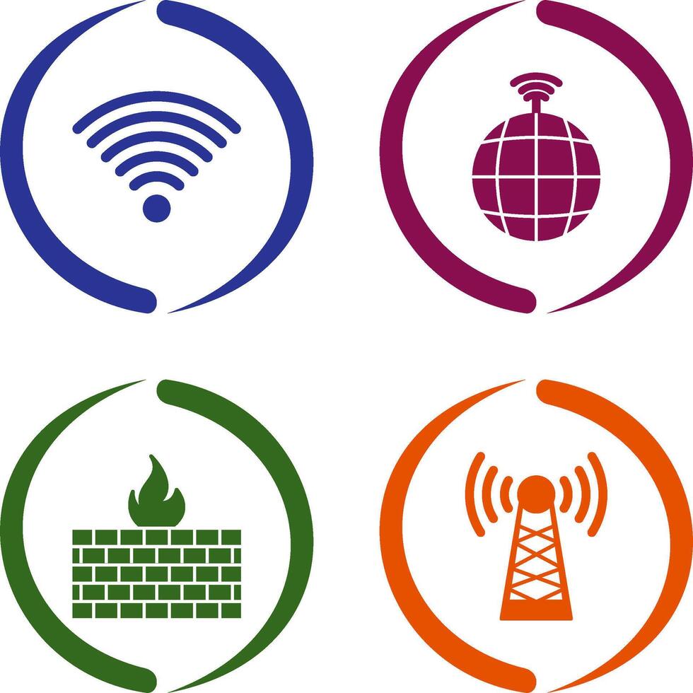 Signal on User and global Signals Icon vector