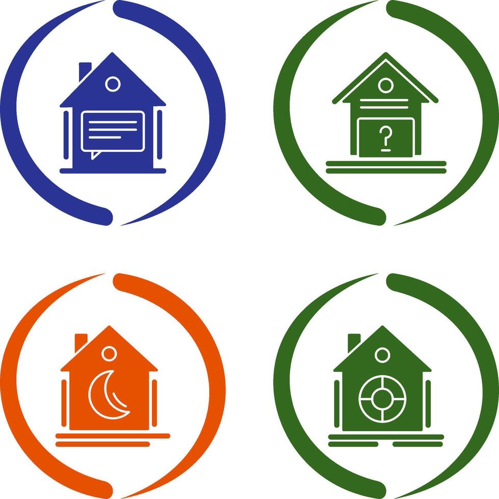 Message and Unknown Icon vector