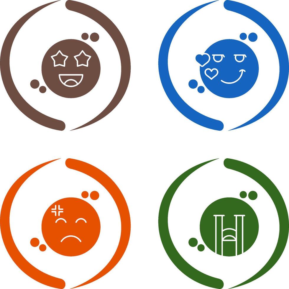 Starstruck and Flirty Icon vector