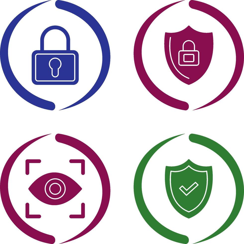 Lock and Privacy Icon vector