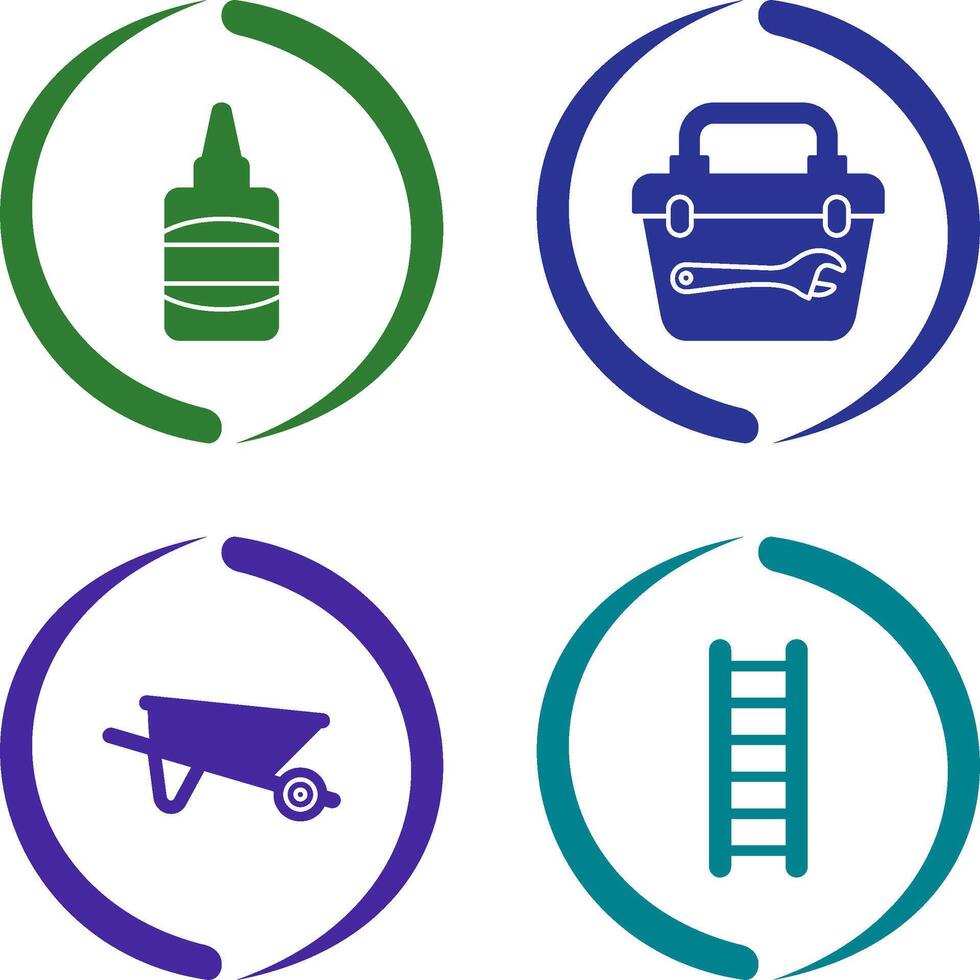 Glue and construction Icon vector