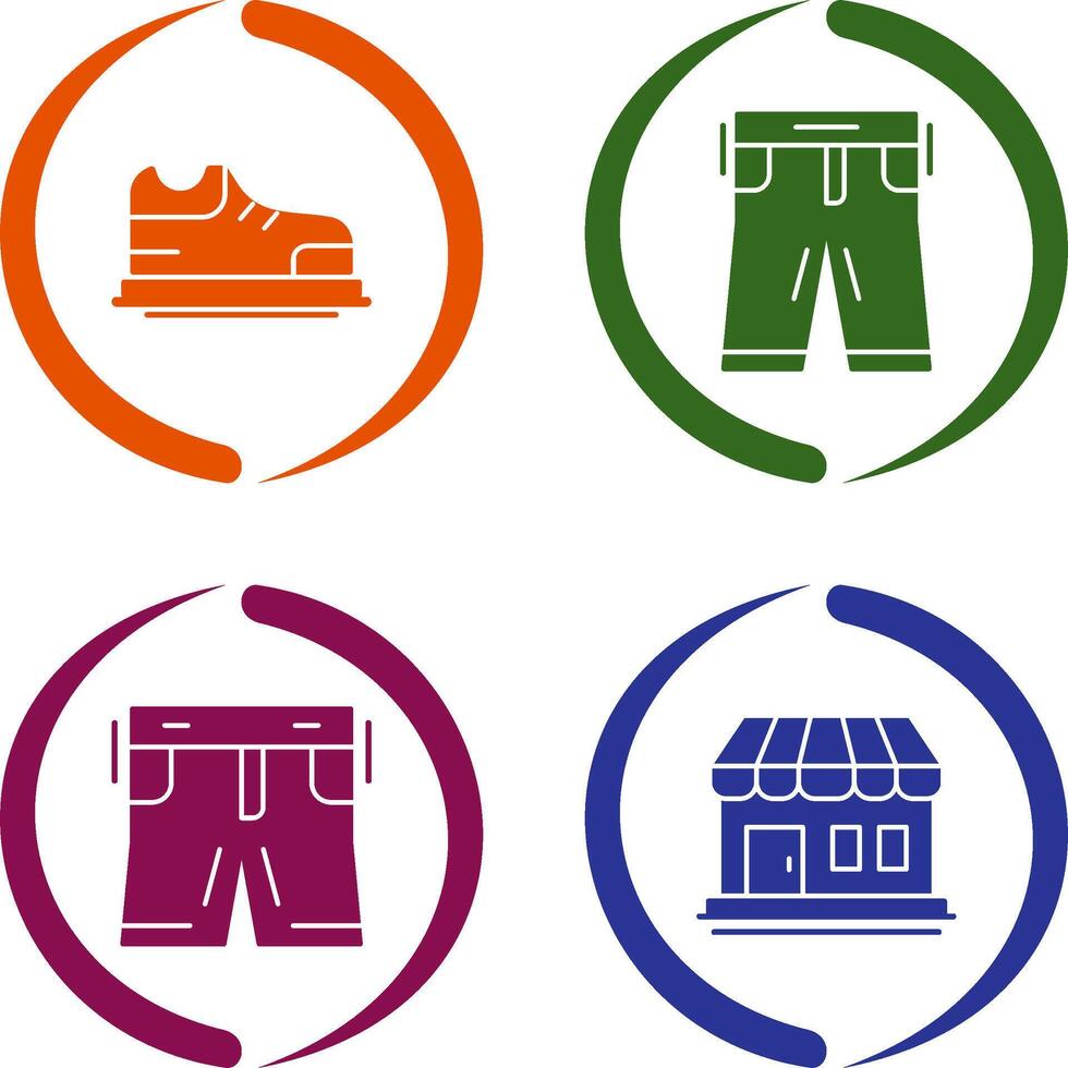 Shoes and Pants Icon vector