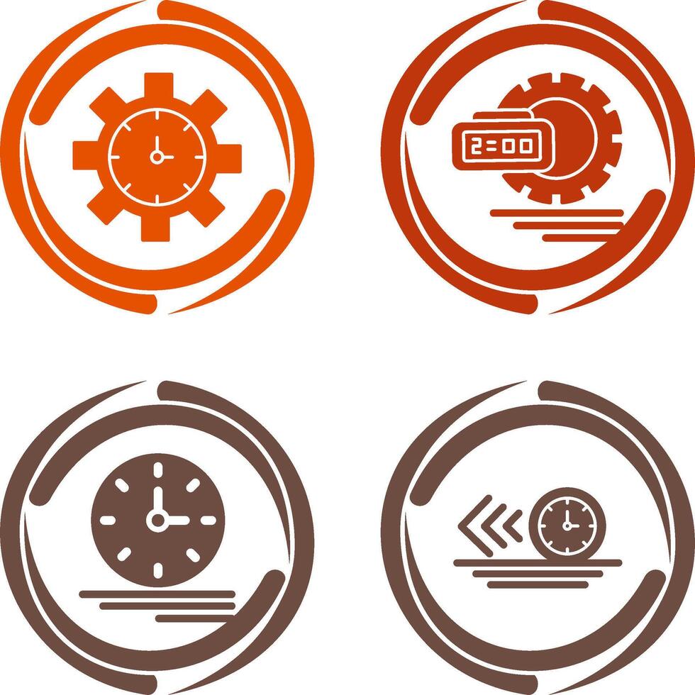 Time Management and Time Management Icon vector
