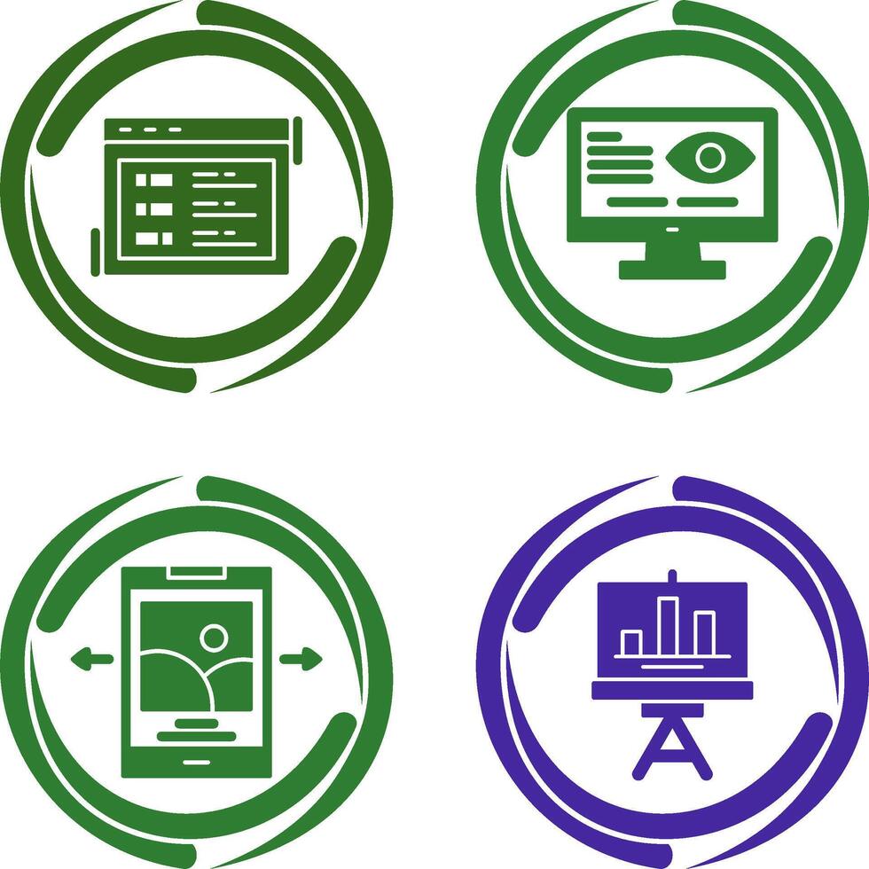Switch and Vision Icon vector