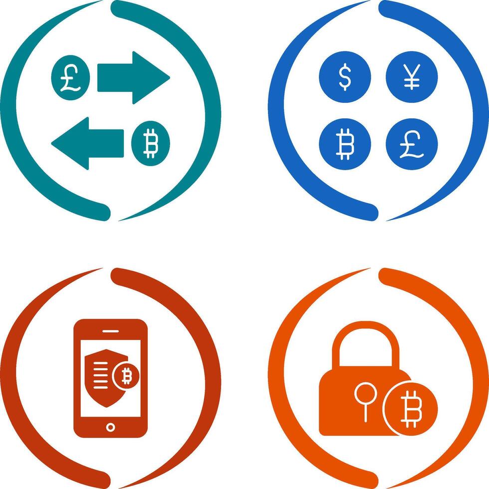 Exchange and Currency Icon vector