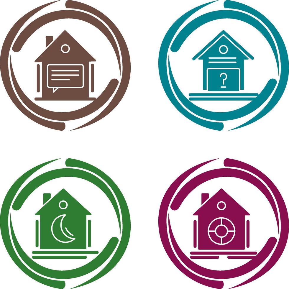 Message and Unknown Icon vector