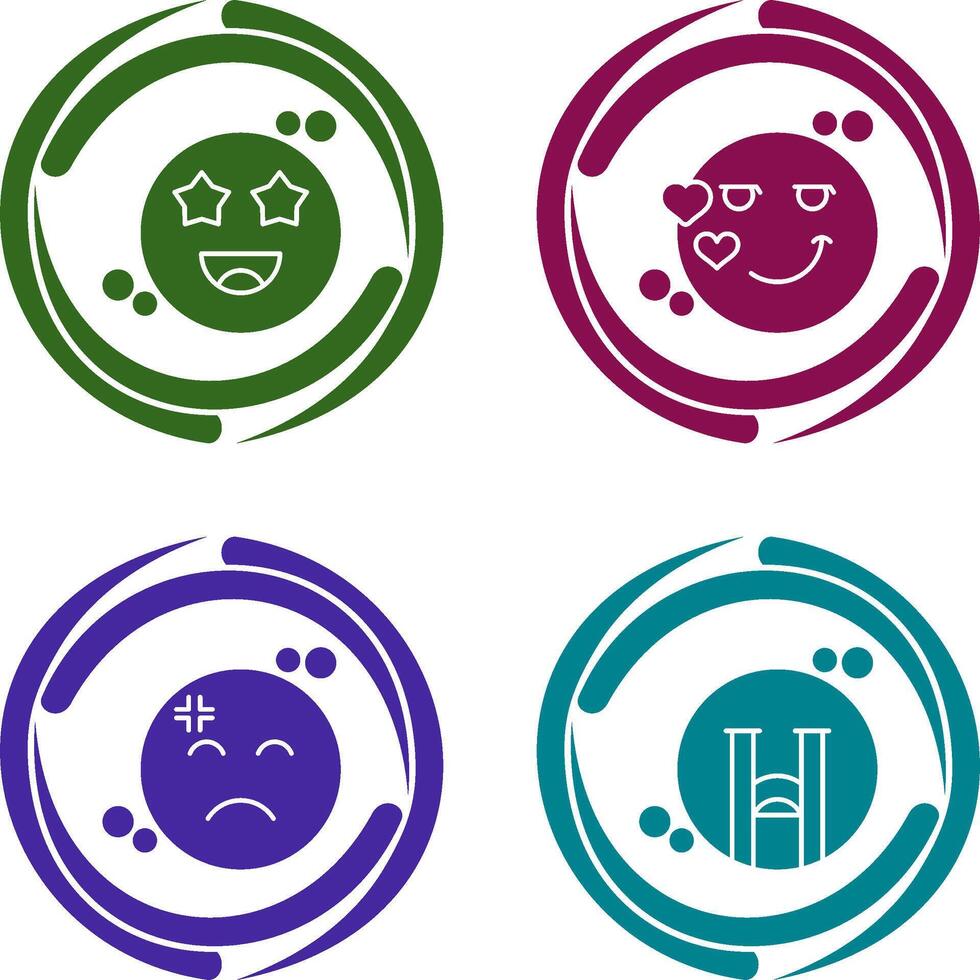 Starstruck and Flirty Icon vector