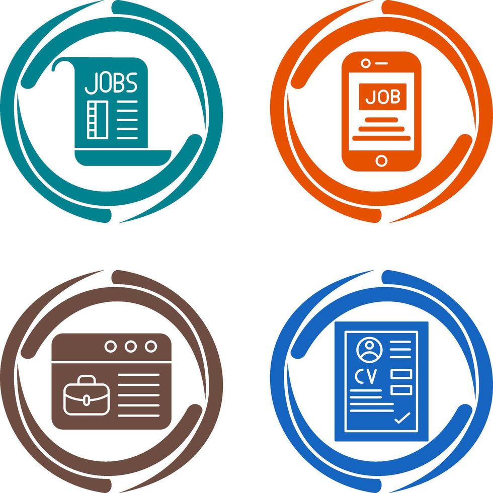 Smart Phone and News Paper Icon vector