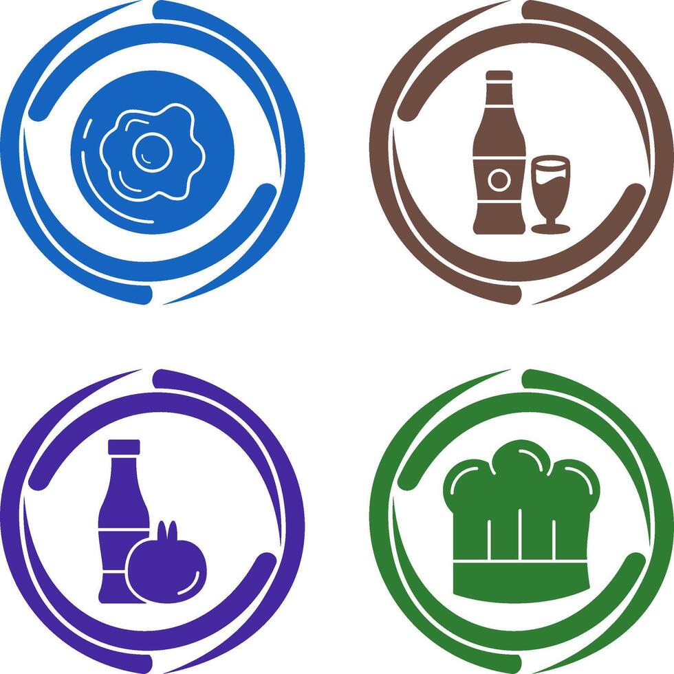 Breakfast and Bear Icon vector