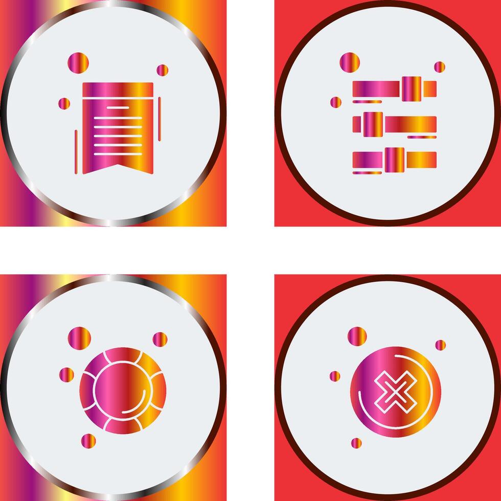 Wishlist and Switch Icon vector