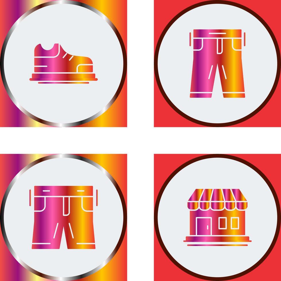 Shoes and Pants Icon vector