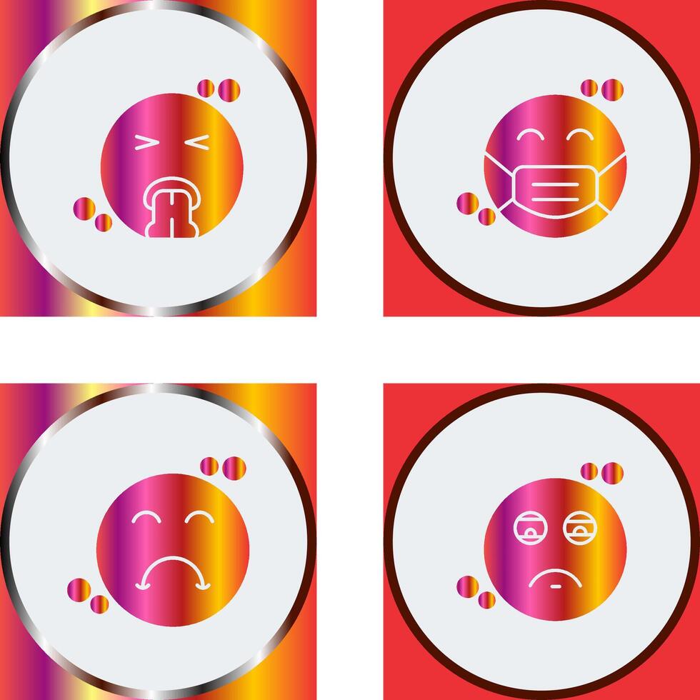Vomit and Mask Icon vector