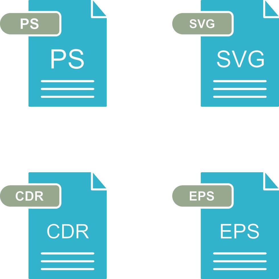 PS and SVG Icon vector