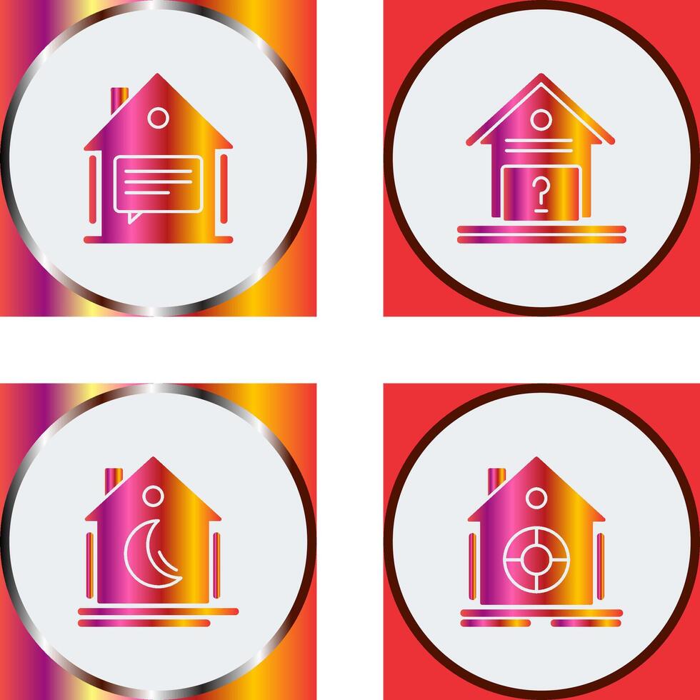 Message and Unknown Icon vector