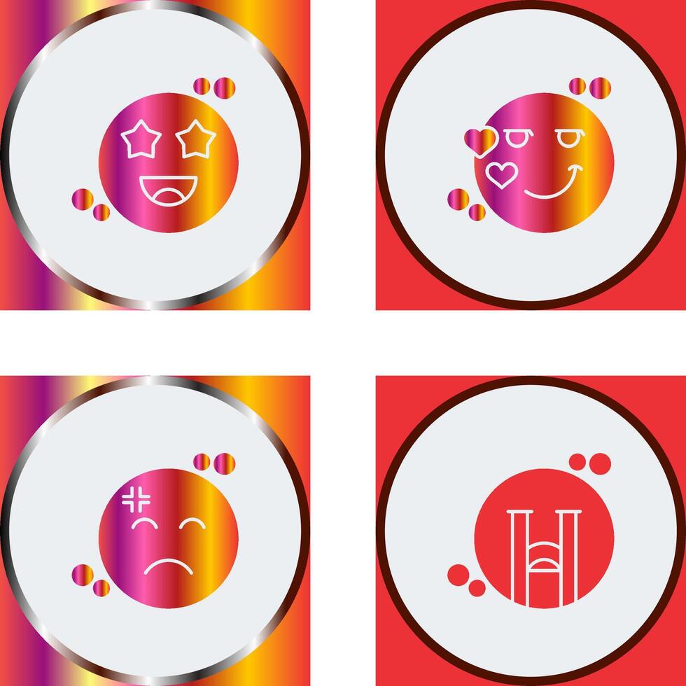 Starstruck and Flirty Icon vector