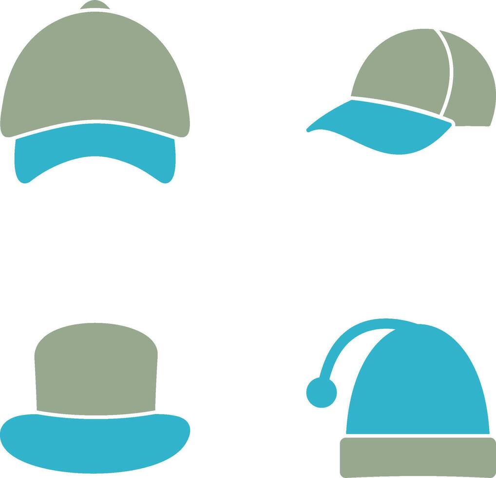 Cap and Hat Icon vector