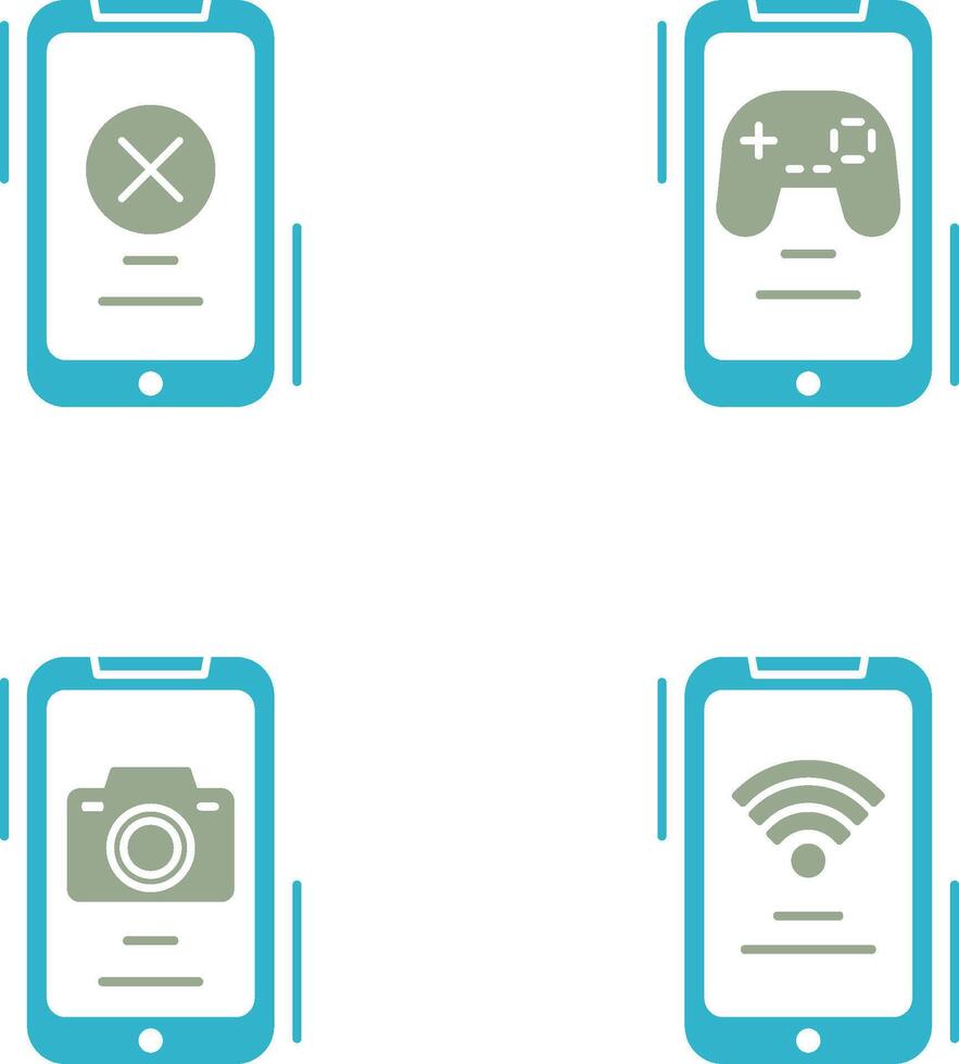 Block and Game Icon vector