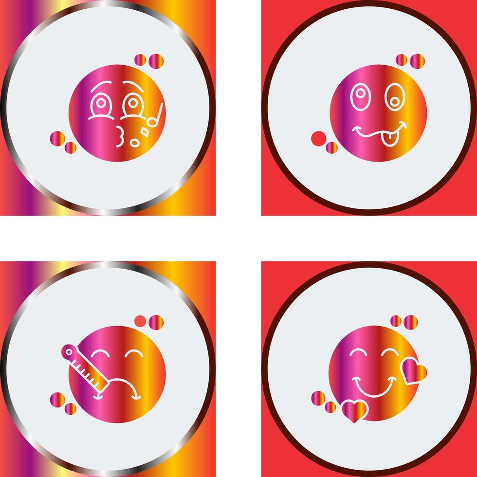Music and Silly Icon vector