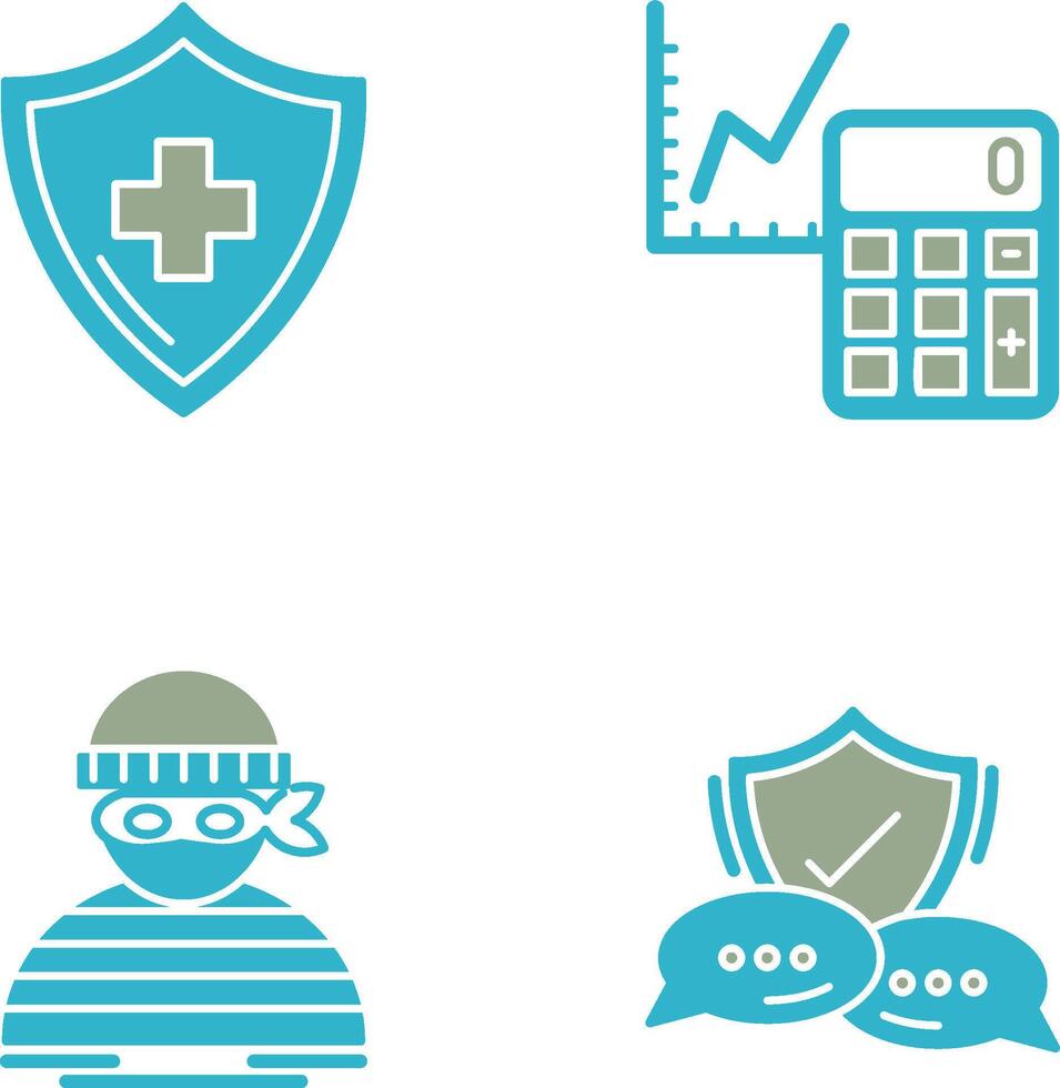 Accounting and Health Icon vector