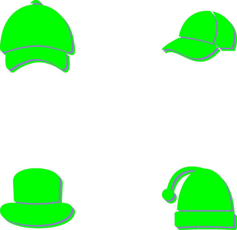 Cap and Hat Icon vector